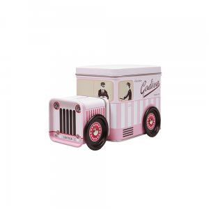 Heritage Pink Van Chocolate G Cube Truffle Tin 10pcs