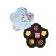 Spring Chocolate Flower Shaped Tin Box 6pcs