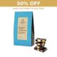 Handcrafted 72% Dark Chocolate Slab with Sea Salt and Macadamia Nut