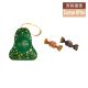 Holiday Jingle Bell Novalty Tin G Cube Chocolate Truffle 3pcs