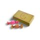 Wedding Chocolate Gold Folding Box 2pcs 