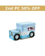 Heritage Blue Van Chocolate G Cube Truffle Tin 10pcs