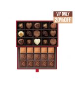 Chocolate Luxury Gift Box Red 30pcs
