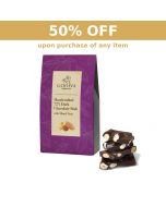 Handcrafted 72% Dark Chocolate Slab with Mixed Nuts