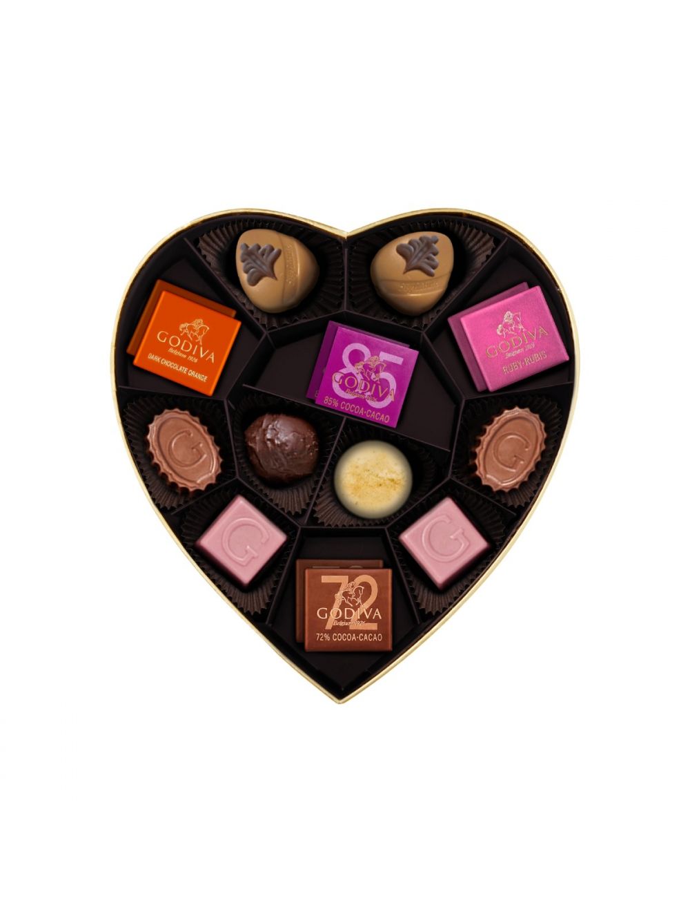 Celebrative Collection Heart Shaped Chocolate Gift Box 16pcs