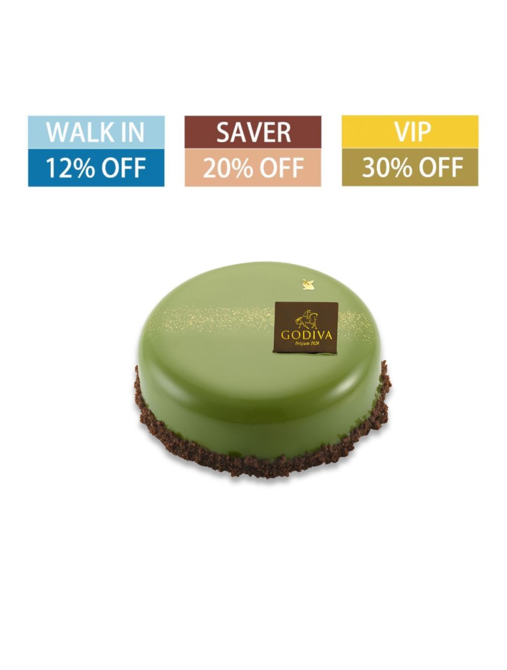 Green Tea Chocolate Cake 1/2lb